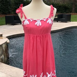 Lilly Pulitzer Pink Dress with white details